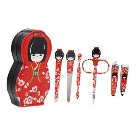 Mikinona Manicure Tools Set Nail Clipper Kit Japanese Cartoon Design Complete Nail Care