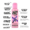 Crazy Color Hot Purple Hair Dye 100ml