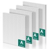 XBGG 4 Pack 115115 HEPA Replacement Filter Compatible with Winix