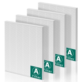 XBGG 4 Pack 115115 HEPA Replacement Filter Compatible with Winix PlasmaWave Air Purifier C535 AM90 5300 6300 5300-2 6300-2, 115115 Filter A Size 21 for Winix C535