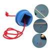 Kisangel 1pc Pool Cue Chalk Holder Rubber Sleeve Portable Billiard