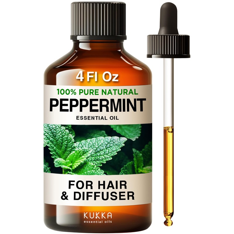 KUKKA essential oils Frankincense Oil for Skin & Peppermint Oil