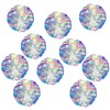ZERONOWA Honeycomb Ball Glitter Hanging Ornament Event Decoration (3.9 inches