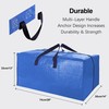 VELVETSURE Heavy Duty Extra Large Moving Bags W/Backpack Straps -