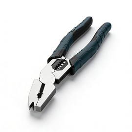 Industrial-Grade 9-in-1 Multi-Function Cutting Pliers, Wire Cutter, Stripper, Crimper & Nail Puller with Compound Leverage Design, Heavy-Duty Cr-V Steel for DIY, Home Repair & Electrical Work