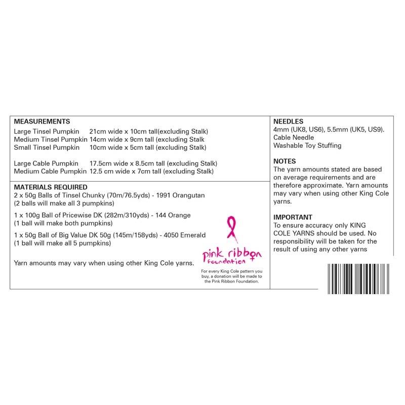 King Cole Tinsel & DK Knitting Pattern - 9180 Various