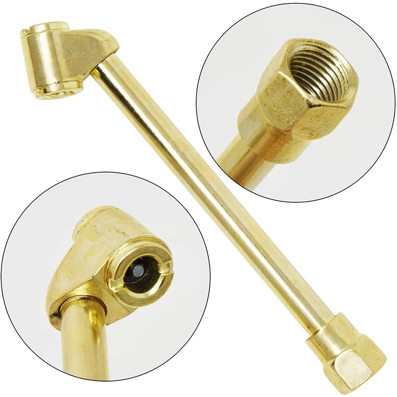 4-Pack Dual Head Air Chuck Set, 2 Way Connection Air