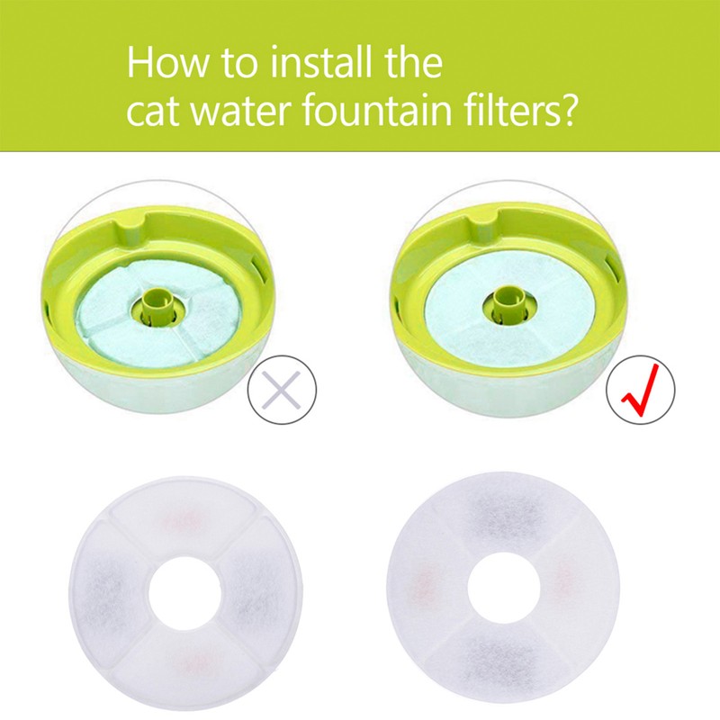 Cat Water Fountain Filters Replacement Filters for Cat Water Fountain