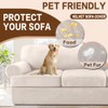 KPPKOU Stretch T Cushion Sofa Slipcover 3 Pieces Sofa Covers