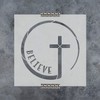 Circle Cross Stencil Template - Reusable Stencils for Painting in
