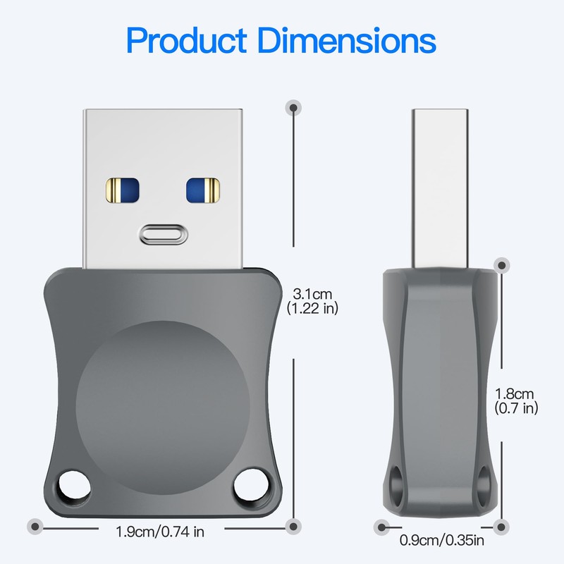 AWINNER 𝟮𝟬𝟮𝟯 𝐔𝐩𝐠𝐫𝐚𝐝𝐞𝐝 Type C to USB Adapter, USB C