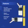 EvertechPRO Refrigerator Water Dispenser Actuator Replacement for Frigidaire 241685703 5304433613