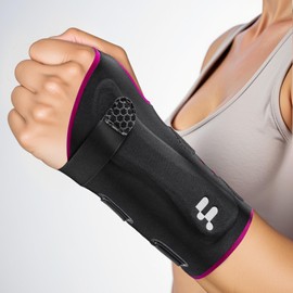 Fitomo Ultra-Thin Wrist Support with S-Shaped Ergonomic Splint, Wrist Splint for Carpal Tunnel Arthritis Tendonitis Sprains, Hand Splint for Sleeping