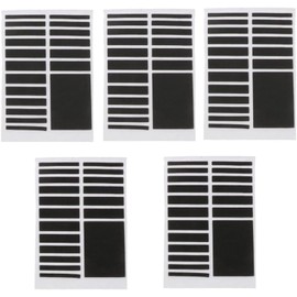 5Pcs Black Invisible Ring Size Adjuster for Loose Rings 6 Sizes Jewelry Guard Spacer Fitter Black Jewelry Making Tools and Accessories,Jewelry Sizers and Mandrels