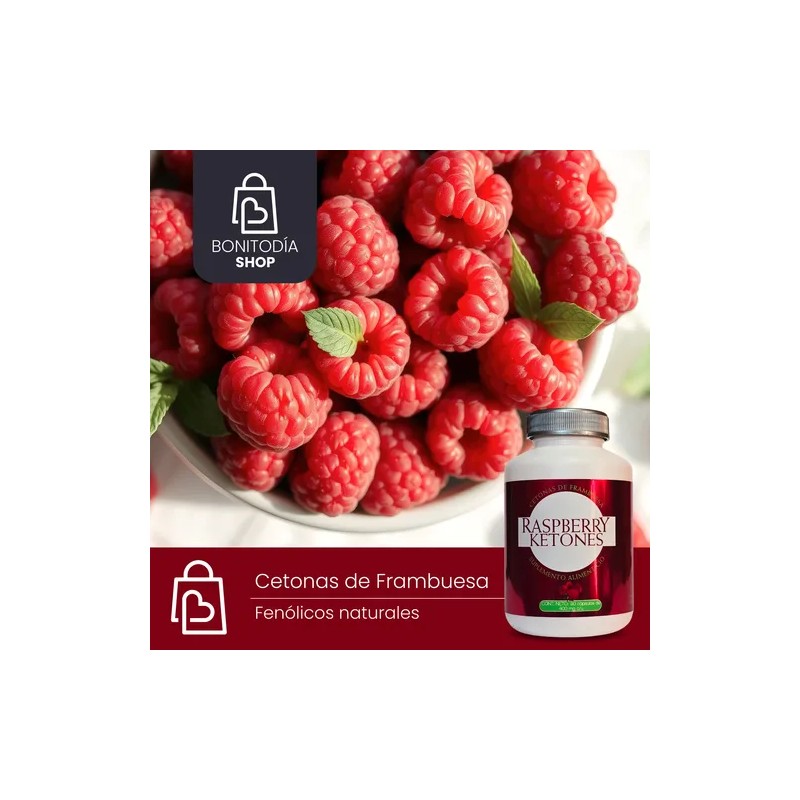 Cetonas De Frambuesa Premium Apta Para Control Peso 90 Cáps