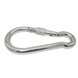 M12 Stainless Steel Spring Snap Hook Clip Carabiner Heavy Duty Carabiners 1 Pcs