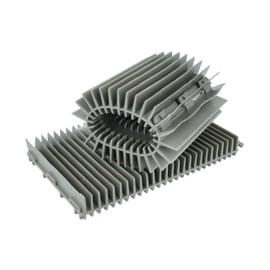 vhbw 2X Bürste kompatibel mit Zodiac Vortex 3, 4, 2 Poolroboter, Poolsauger - Aus PVC