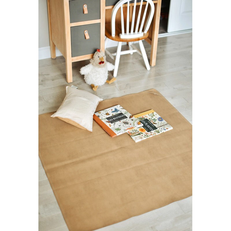 Uniklook Vegan leather Cloth Double Sided Playmat Waterproof blanket 39"x39"