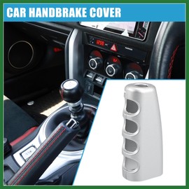 Motoforti Car Handbrake Cover Handbrake Grips for Ford for Mustang Silver Tone Long-lasting