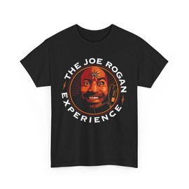 JRE Joe Rogan Experience Merch Comedy Podcast Unisex Heavy Cotton Tshirt Black