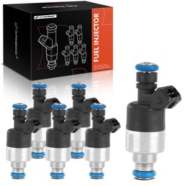 A-Premium 3 Holes Set of 6 Fuel Injectors Compatible with Honda Passport 1994-1995 & Isuzu Trooper 1992-1995, Rodeo 1993-1995, 3.2L, Replace# 8171049600, 8171053880
