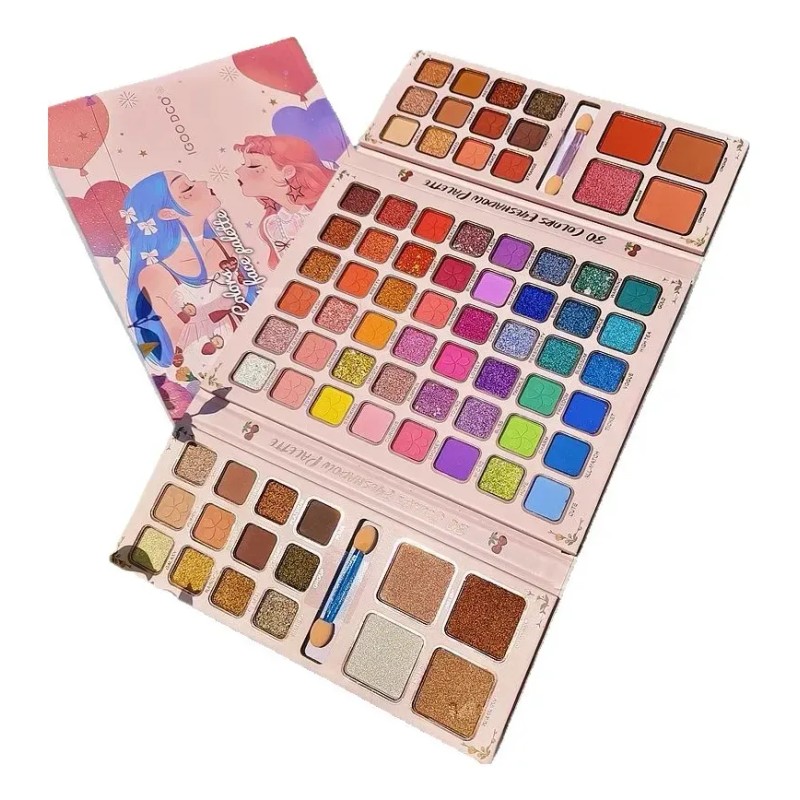Paleta De Maquillaje De 80 Pcs Maquillaje Sombras Glitter