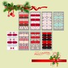 JERCLITY 16 Sheets Christmas Nail Polish Strips Full Nail Wraps