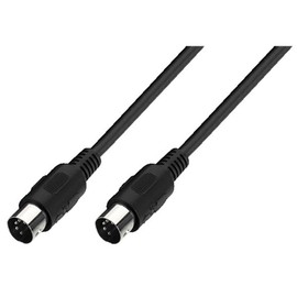 img Stage Line 0.5m Midi Cable - Black