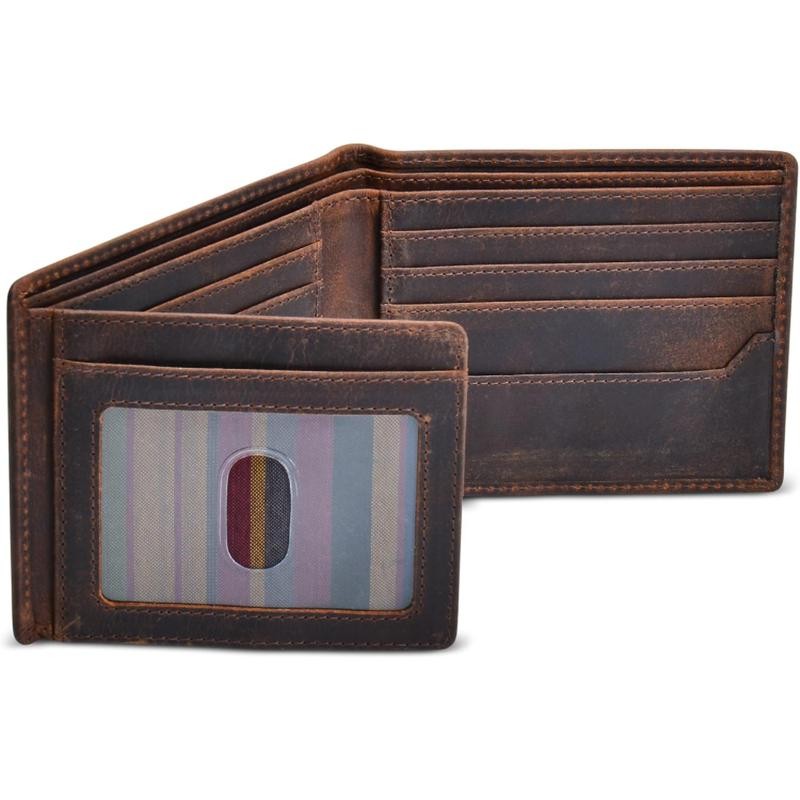 BullGuard BULL GUARD RFID Blocking Bifold Wallets for Men with
