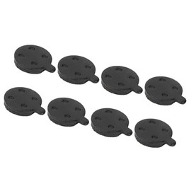 Pastilla de freno para scooter, 4 pares de pastillas de freno de disco semimetálicas de cobre rojo de repuesto para scooter eléctrico de 10 pulgadas