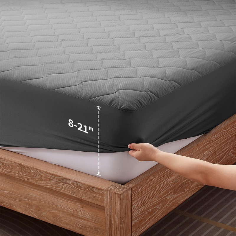 SONIVE Mattress Protector Pad Double Bed 135x190 cm,Waterproof Double Mattress