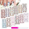 Maitys - 168 unidades, 12 hojas, pegatinas de esmalte de
