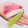 FUSIGO Fishing Bucktail Teaser - 9pcs/18pcs Bucktail Tube Teasers Fishing