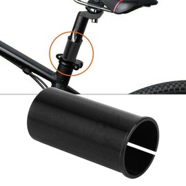 Seat Post Adapter 27.2 Bicycle Seat Post Tube Adapter, Seat Post Tube Adapter, Aluminium Alloy Reducing Sleeve Seat Post 27.2 mm to 28.6/30/30.4/30.8/31.6/33.9 mm (27.2 to 28.6 mm)