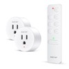 ELECTOP Remote Control Outlet, 15A/1500W Wireless Outlet Power Switch with