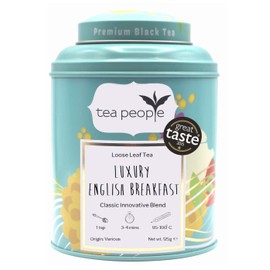 Tea People Luxury English Breakfast Loose Tea Caddy 125g
