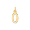 14k Yellow Gold Ichthys Fish Pendant for Women or Unisex,