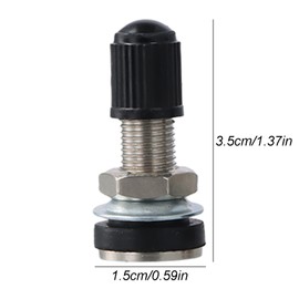 4 Pcs Tire Valve, 32mm x 15mm, Tubeless Valve, Durable Tire Accessories, Tire Valve Motor Bike Kit, for Car Motorcycle Tyres