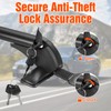 43" Universal Car Roof Rack, Upgraded Adjustable Window Frame Roof