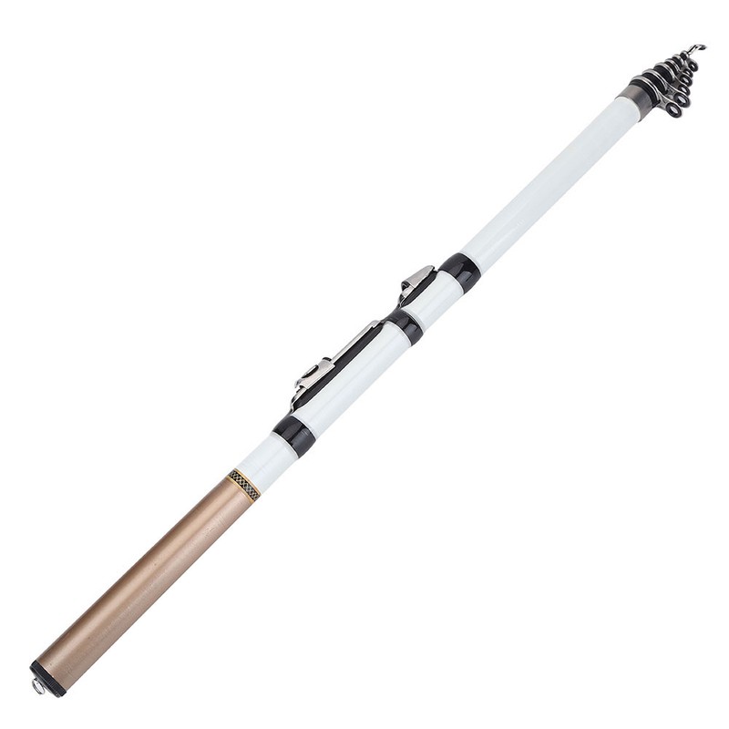 Portable Telescopic Fishing Rod Travel Spinning Fishing Pole Carbon Fiber