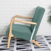 Generic Wood Arm Chair Cover Elastic Chair Cover Waterproof Comfortable