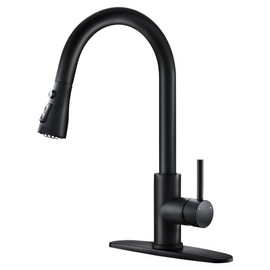 Black Kitchen Faucets with Pull Down Sprayer Kitchen Sink Faucet with Pull Out Sprayer Single Hole Deck Mount Single Handle Stainless Steel Grifos De Cocina 866068R