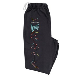 Popfunk David Bowie Let's Dance Moves DTL Mens Jogger Sweatpants, Black, 3X-Large
