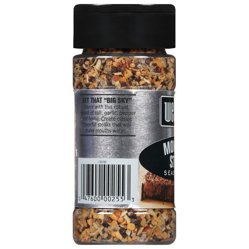 Weber Montana Steak Seasoning, 3.75 oz