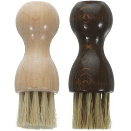 KESYOO 2 Uds Cepillo para Pulir Zapatos Cerdas Cepillo para Zapatos Cepillo Limpiador De Polvo para Zapatos Cepillo para Botas De Cuero Cepillo De Brillo Suave Cepillos De Limpieza