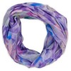 styleBREAKER women's loop scarf with brushstroke heart pattern | airy