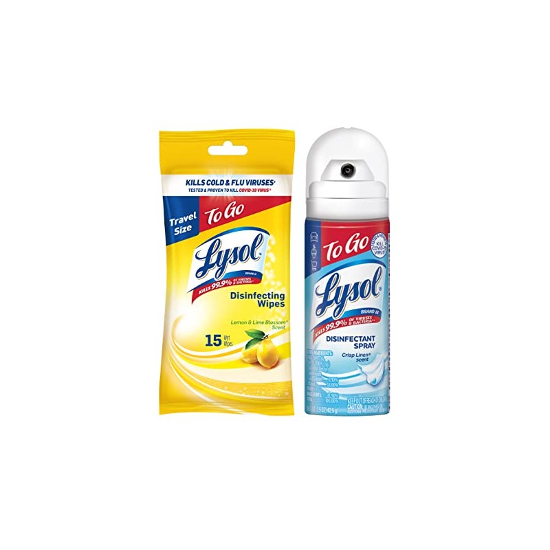 Lysol To Go Bundle - 1.5 Ounce Crisp Linen Disinfectant