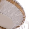 IBEQUEM Clear Round Fitted Vinyl Tablecloth with Elastic Edged, PVC
