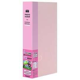 Nakabayashi Pocket Album Photo Holder, L-Size, 288 Sheets, Sherbet Color Peach PHL-1288-P