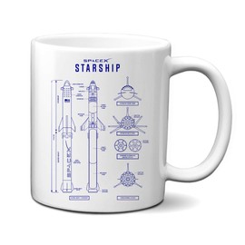 Starship Blueprint 11oz Mug